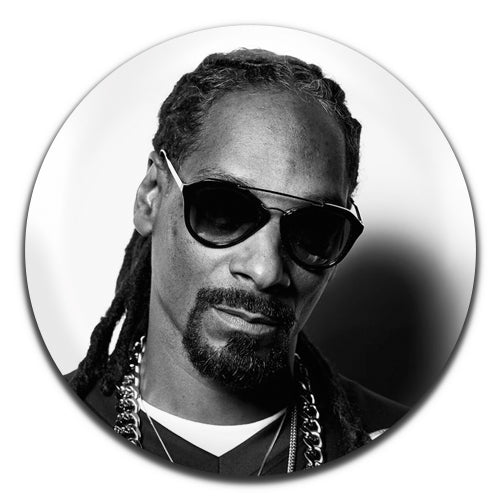 Snoop Dog Black & White Hip Hop Rap 90's 00's 25mm / 1 Inch D-pin Button Badge