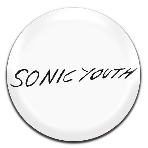 Sonic Youth White Alternative Rock Indie Grunge 80's 90's 25mm / 1 Inch D-pin Button Badge