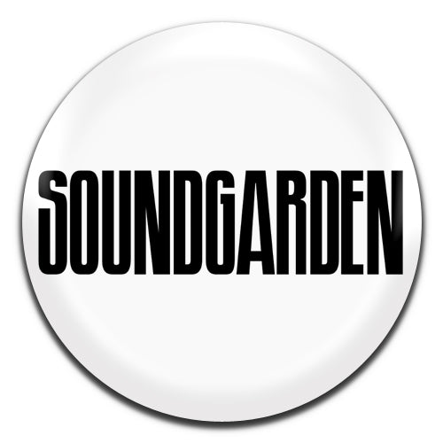 Soundgarden White Alternative Rock Grunge Metal 80's 90's 25mm / 1 Inch D-pin Button Badge