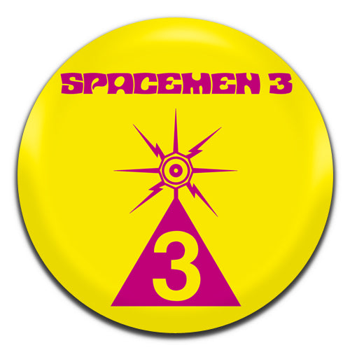 Spacemen 3 Yellow Shoegaze Psychedelic Garage Rock Indie 80's 25mm / 1 Inch D-pin Button Badge