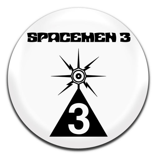 Spacemen 3 White Triangle Shoegaze Psychedelic Garage Rock Indie 80's 25mm / 1 Inch D-pin Button Badge