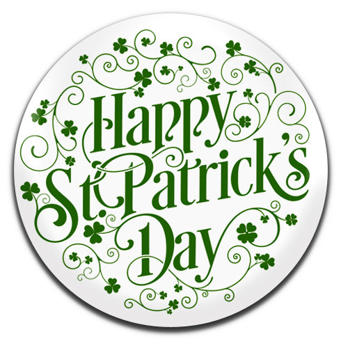 Happy St Patricks Day 2 25mm / 1 Inch D-pin Button Badge