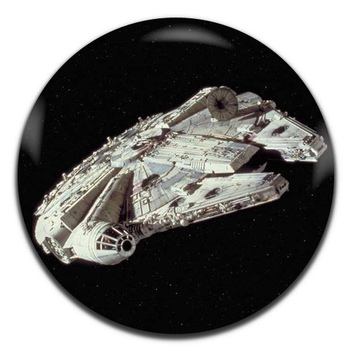 Star Wars Millenium Falcon Sci Fi Movie Film 25mm / 1 Inch D-pin Button Badge