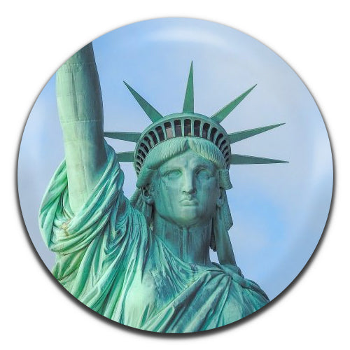 Statue Of Liberty New York Travel 25mm / 1 Inch D-pin Button Badge