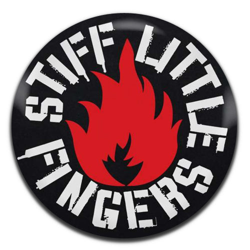 Stiff Little Fingers Punk Rock 70's 25mm / 1 Inch D-pin Button Badge