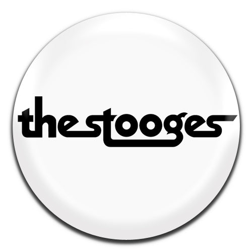 The Stooges White Punk Garage Rock Band 70's 25mm / 1 Inch D-Pin Button Badge