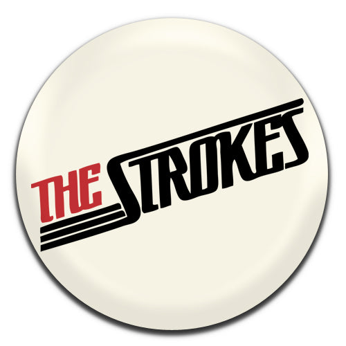 The Strokes White Indie Rock Band 00's 25mm / 1 Inch D-pin Button Badge