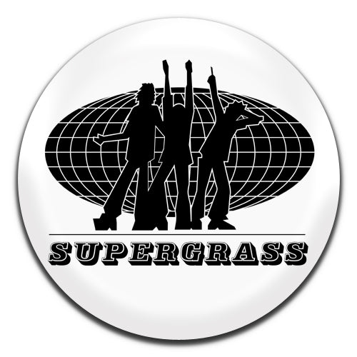 Supergrass Britpop Indie Rock 90's 00's 25mm / 1 Inch D-pin Button Badge