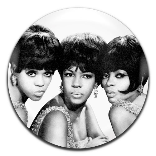 The Supremes Soul Pop Band 60's 25mm / 1 Inch D-pin Button Badge