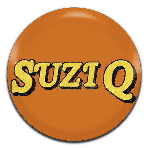 Suzi Quatro Glam Rock Punk 70's 25mm / 1 Inch D-pin Button Badge