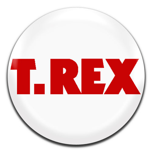 T Rex White Glam Rock 70's 25mm / 1 Inch D-pin Button Badge