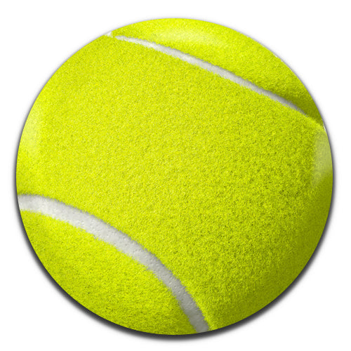 Tennis Ball Sports Wimbledon US Australian French Open Novelty 25mm / 1 Inch D-pin Button Badge