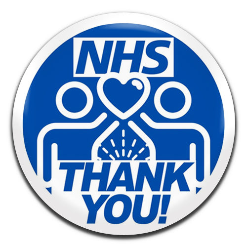 NHS Thank You 25mm / 1 Inch D-pin Button Badge