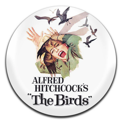 The Birds Movie Horror Film Alfred Hitchcock 60's 25mm / 1 Inch D-pin Button Badge