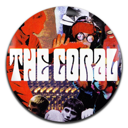 The Coral Indie Rock Britpop 90's 00's 25mm / 1 Inch D-pin Button Badge
