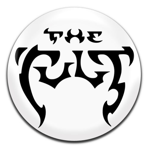 The Cult White Alternative Rock Goth 80's 25mm / 1 Inch D-pin Button Badge