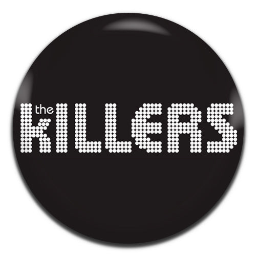 The Killers Black Indie Rock Band 00's 25mm / 1 Inch D-pin Button Badge