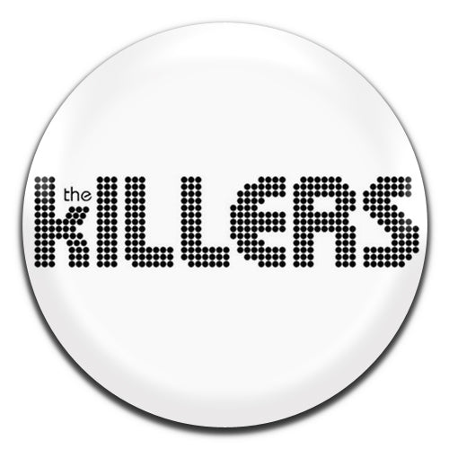 The Killers White Indie Rock Band 00's 25mm / 1 Inch D-pin Button Badge