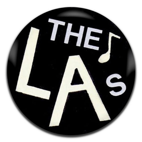 The La's Black Indie Rock Band 80's 90's 25mm / 1 Inch D-pin Button Badge