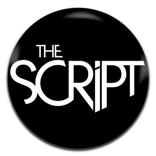 The Script Black Pop Rock Indie Band 00's  25mm / 1 Inch D-pin Button Badge