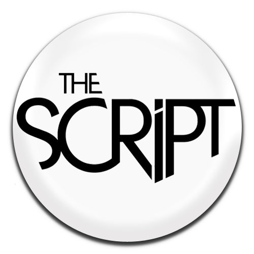 The Script White Pop Rock Indie Band 00's 25mm / 1 Inch D-pin Button Badge