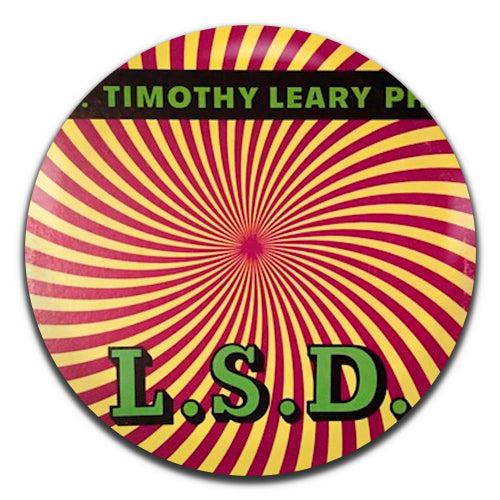 Timothy Leary LSD Psychedelic Retro Hippie 25mm / 1 Inch D-pin Button Badge