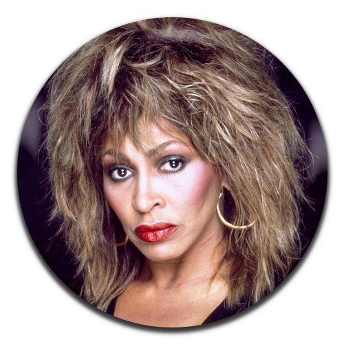 Tina Turner Colour Soul Pop Rock 60's 70's 80's 25mm / 1 Inch D-pin Button Badge