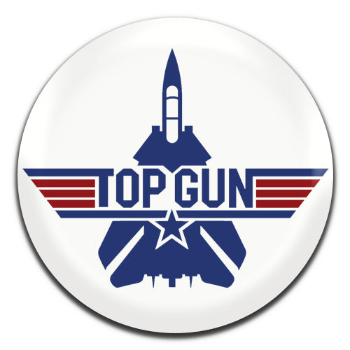 Top Gun White Movie Action Film 80's 25mm / 1 Inch D-pin Button Badge