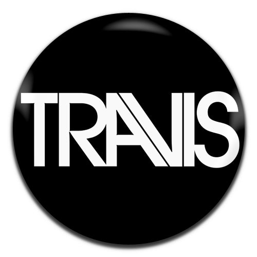 Travis Black Indie Rock Band 90s' 00's 25mm / 1 Inch D-pin Button Badge