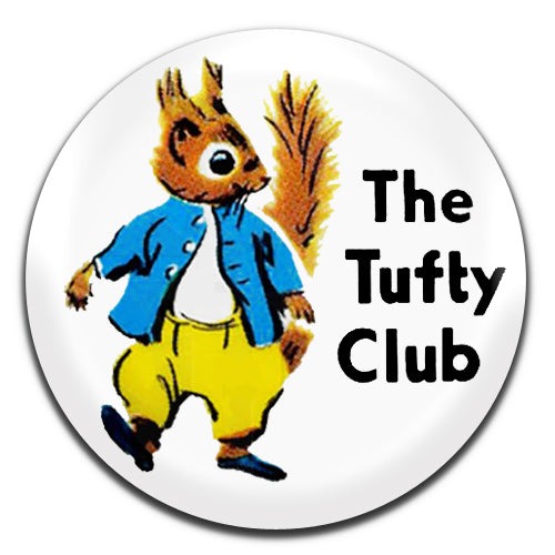 Tufty Club Road Safety Kids Children's Retro 25mm / 1 Inch D-pin Button Badge