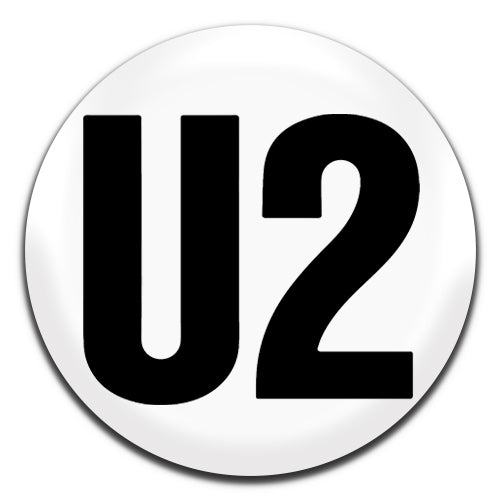 U2 White Rock Pop Band 70's 80's 25mm / 1 Inch D-pin Button Badge