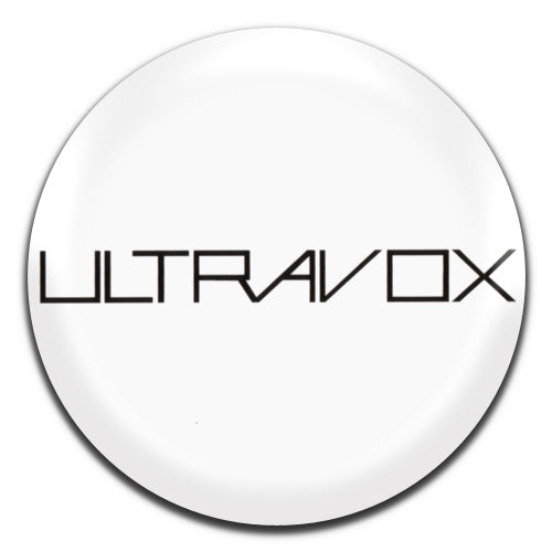 Ultravox White Synth Pop New Wave 70's 80's 25mm / 1 Inch D-pin Button Badge