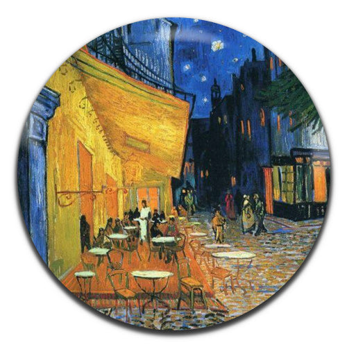 Vincent Van Gogh Cafe Terrace Art Painting 25mm / 1 Inch D-pin Button Badge