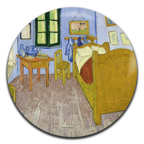 Vincent Van Gogh The Bedroom Art Painting 25mm / 1 Inch D-pin Button Badge
