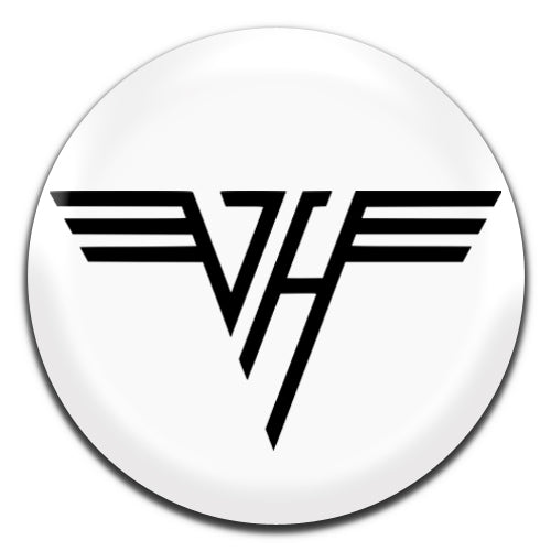 Van Halen White Heavy Rock Metal Glam Band 70's 80's 25mm / 1 Inch D-pin Button Badge