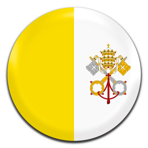 Vatican City Flag 25mm / 1 Inch D-pin Button Badge