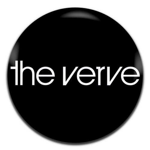 The Verve Black Indie Rock Britpop Band 90's 25mm / 1 Inch D-pin Button Badge