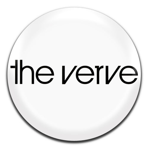 The Verve White Indie Rock Britpop Band 90's 25mm / 1 Inch D-pin Button Badge