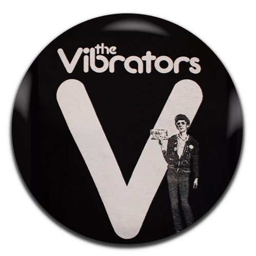 Vibrators V Punk Rock Band 70's 80's  25mm / 1 Inch D-pin Button Badge