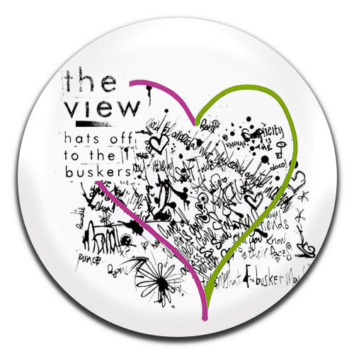 The View Hats Off To The Buskers Indie Rock 00's 25mm / 1 Inch D-pin Button Badge