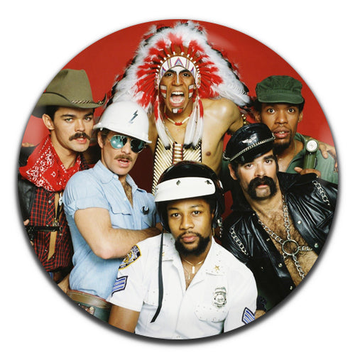 Village People Disco Soul Pop Band 70's 80's 25mm / 1 Inch D-pin Button Badge