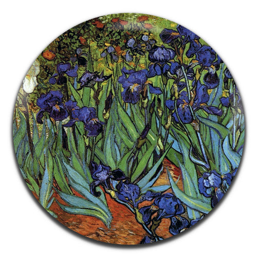 Vincent Van Gogh Irises Art Painting 25mm / 1 Inch D-pin Button Badge