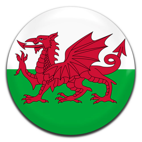 Wales Flag 25mm / 1 Inch D-pin Button Badge