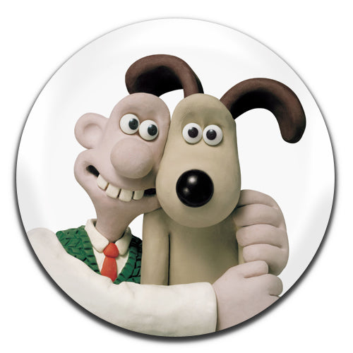 Wallace & Gromit Kids Children's TV 80's 90's 25mm / 1 Inch D-pin Button Badge