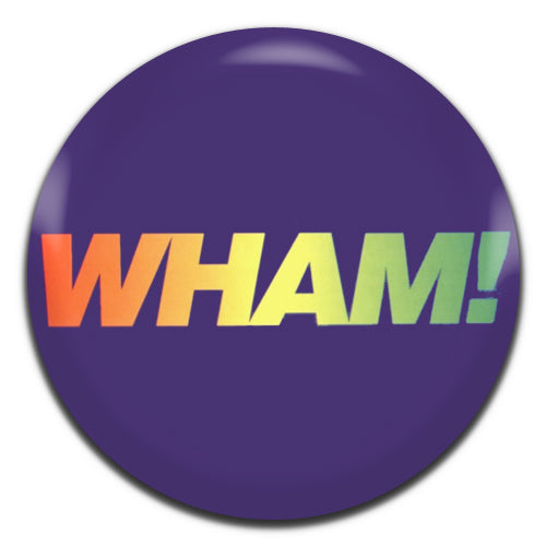 Wham Purple Pop 80's 25mm / 1 Inch D-pin Button Badge