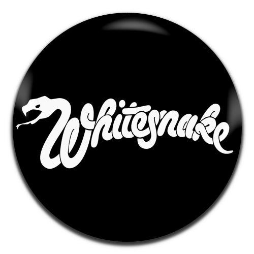 Whitesnake Black Heavy Rock Glam Metal Band 80's 25mm / 1 Inch D-pin Button Badge