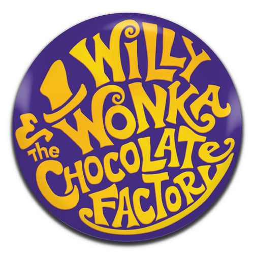 Willy Wonka & The Chocolate Factory Movie Musical Fantasy Film 70's 25mm / 1 Inch D-pin Button Badge