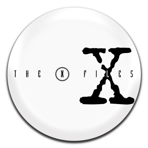 X Files White Sci Fi TV Series 90's 25mm / 1 Inch D-pin Button Badge