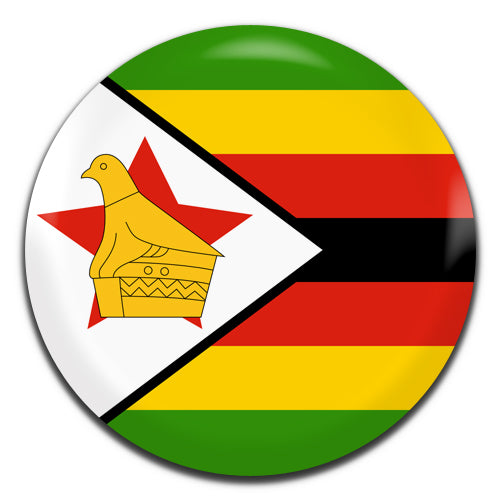 Zimbabwe Flag 25mm / 1 Inch D-pin Button Badge