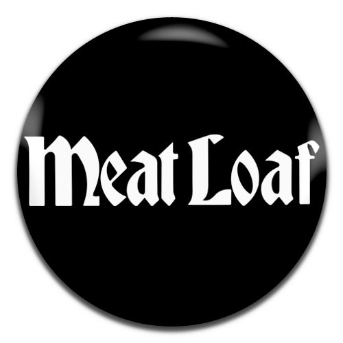 Meat Loaf Rock Pop Singer 70's 80's Black 25mm / 1 Inch D-pin Button Badge